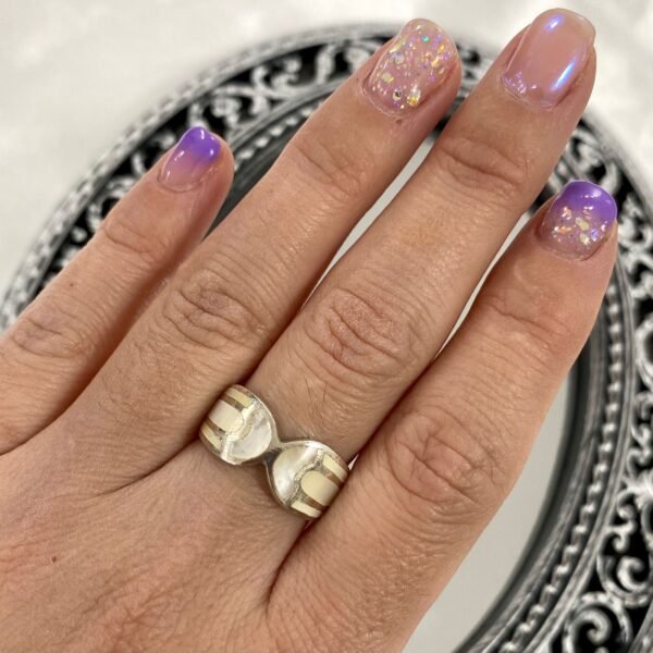 Anillo nacar rubold white